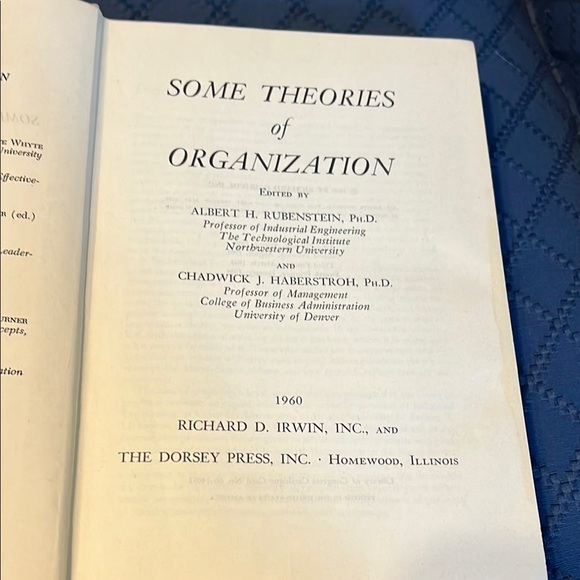 VINTAGE Blue and Cream Decorative Book - Picture 7 of 11